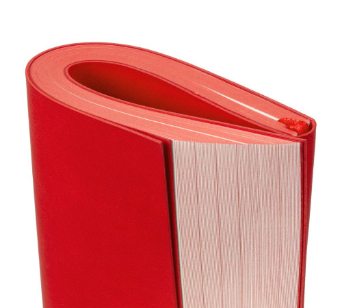 Ежедневник Flat, недатированный, красный