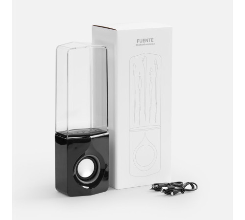Bluetooth-колонка с поющим фонтаном Fuente, черная