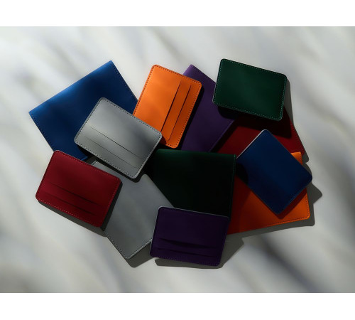 Чехол для карточек Shall Simple, серый