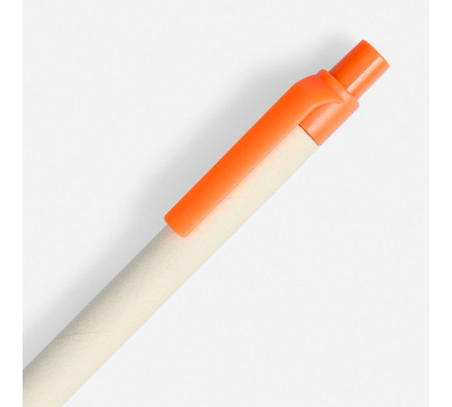 Ручка шариковая MilkMake, оранжевая