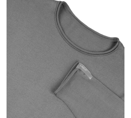 Лонгслив унисекс Siluetti Fuori, серый