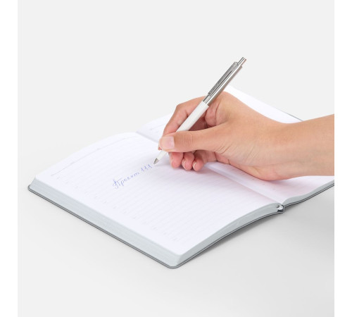 Ручка шариковая Senator Point Metal, ver.2, белая