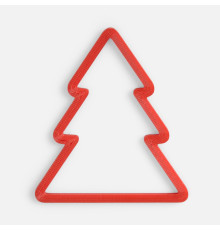 Подвеска «Елочка», 3D-печать, красная