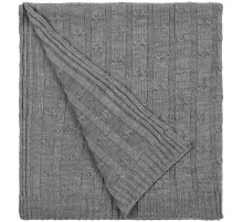 Плед Trenza, серый