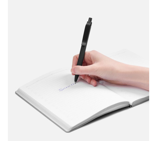 Ручка шариковая Prodir QS03 PRP Tyre Soft Touch, черная