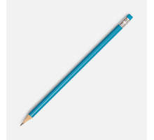 Карандаш простой Hand Friend с ластиком, голубой