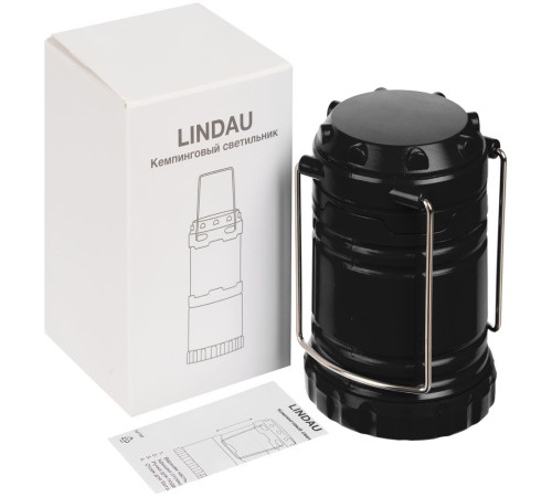 Кемпинговый фонарь Lindau, черный