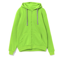 Толстовка на молнии с капюшоном Siverga Heavy, зеленое яблоко
