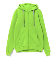 Толстовка на молнии с капюшоном Siverga Heavy, зеленое яблоко