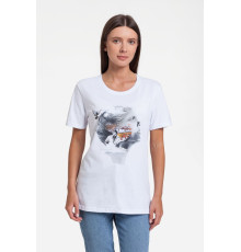 Футболка женская «Подруга Питер», белая