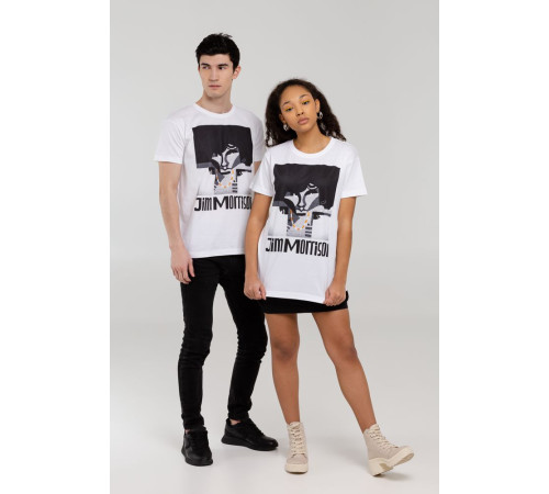 Футболка «Меламед. Jim Morrison», белая