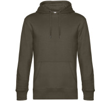 Толстовка с капюшоном унисекс King, хаки