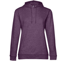 Толстовка с капюшоном женская Hoodie, фиолетовый меланж