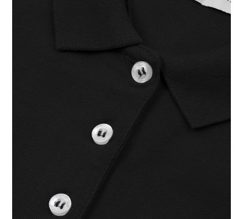 Рубашка поло женская Sunset, черная