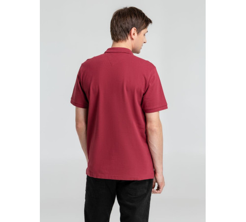 Рубашка поло мужская Neptune, вишнево-красная