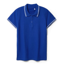 Рубашка поло женская Virma Stripes Lady, ярко-синяя