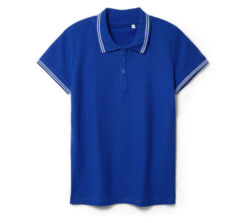 Рубашка поло женская Virma Stripes Lady, ярко-синяя