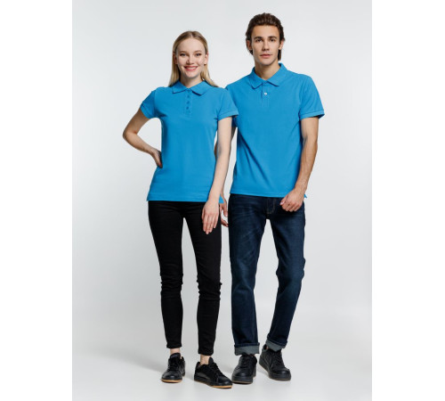 Рубашка поло женская Virma Premium Lady, бирюзовая