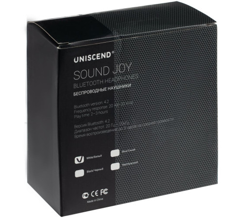 Беспроводные наушники Uniscend Sound Joy, белые