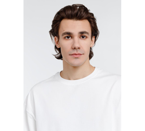 Футболка оверсайз унисекс Сity Sapiens, молочно-белая