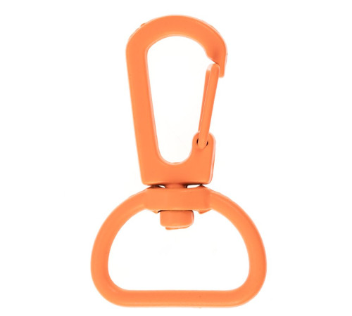 Застежка-карабин Snap Hook, M, оранжевый неон