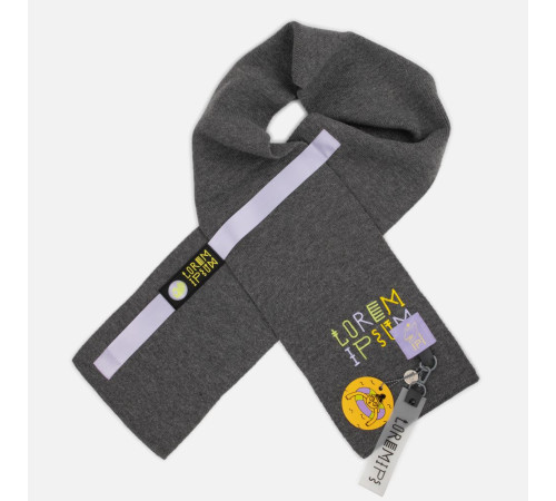 Шарф Urban Flow, темно-серый меланж