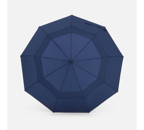 Складной зонт Dome Double с двойным куполом, темно-синий