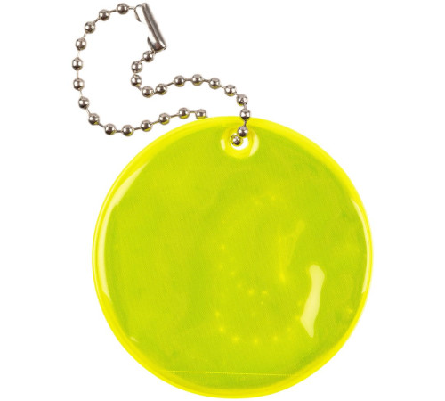 Светоотражатель Spare Care, круг, желтый неон