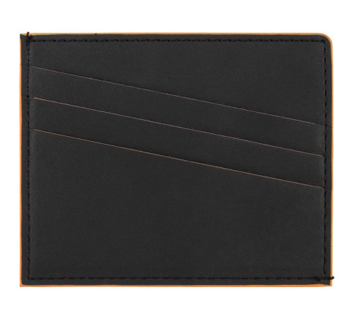 Картхолдер Multimo, черный с оранжевым