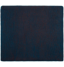 Шарф Nobilis, бирюзовый с терракотовым