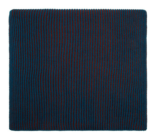 Шарф Nobilis, бирюзовый с терракотовым