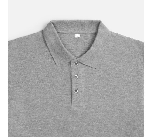 Рубашка поло унисекс Upswing, серый меланж