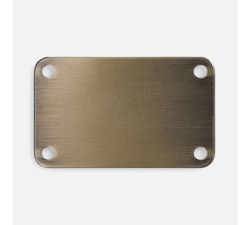 Шильдик металлический Furo, бронзовый