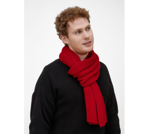 Шарф Nobilis Mono, красный