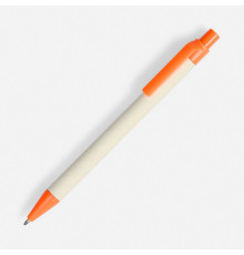 Ручка шариковая MilkMake, оранжевая