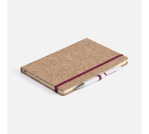 Блокнот Corkfolio, красный