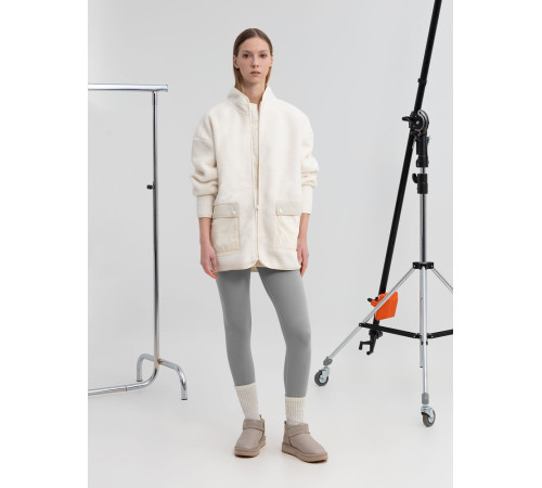 Куртка унисекс Oblako, молочно-белая