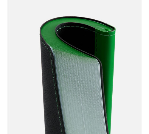 Ежедневник Nice Twice, недатированный, черный с ярко-зеленым