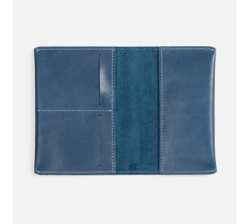 Обложка для паспорта Apache, ver.2, синяя