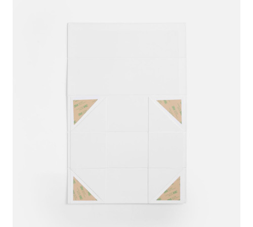 Коробка складная под бутылку Color Jacket Fold, белая