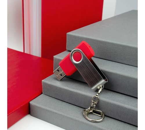 Флешка Twist, красная, 16 Гб