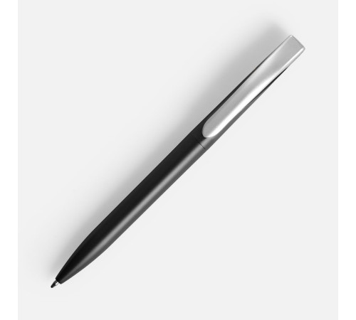 Ручка шариковая Pin Silver, черный металлик