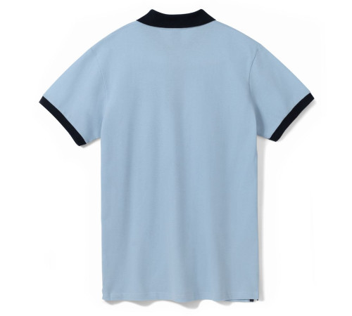 Рубашка поло Prince 190, голубая с темно-синим