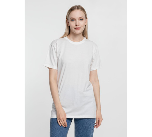 Футболка унисекс T-Bolka 160, белая (теплый оттенок)