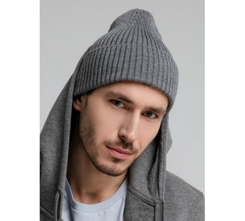 Шапка Stout, серый меланж