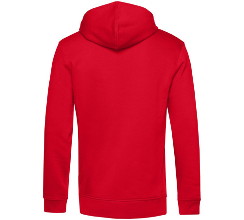 Толстовка на молнии с капюшоном унисекс BNC Inspire (Organic), красная
