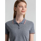 Рубашка поло женская Paname Women, голубой меланж