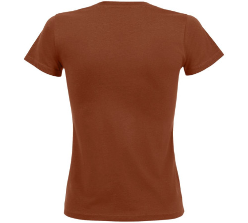 Футболка женская Regent Fit Women, коричневая (терракотовая)