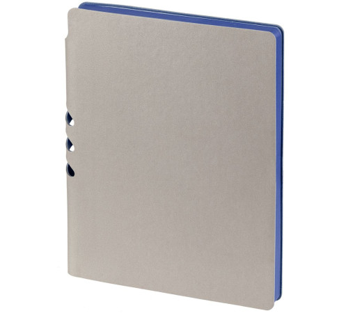 Ежедневник Flexpen, недатированный, серебристо-синий