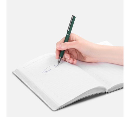 Ручка шариковая Blade Soft Touch, зеленая